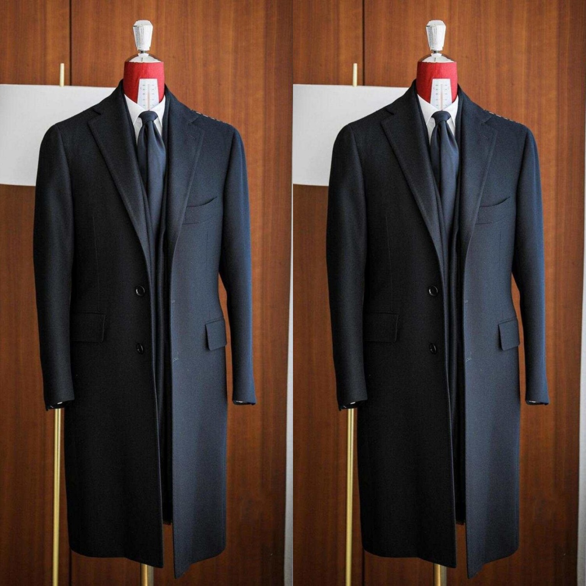 Men Formal Wear Modern - Abrigo largo moderno para hombre, abrigo