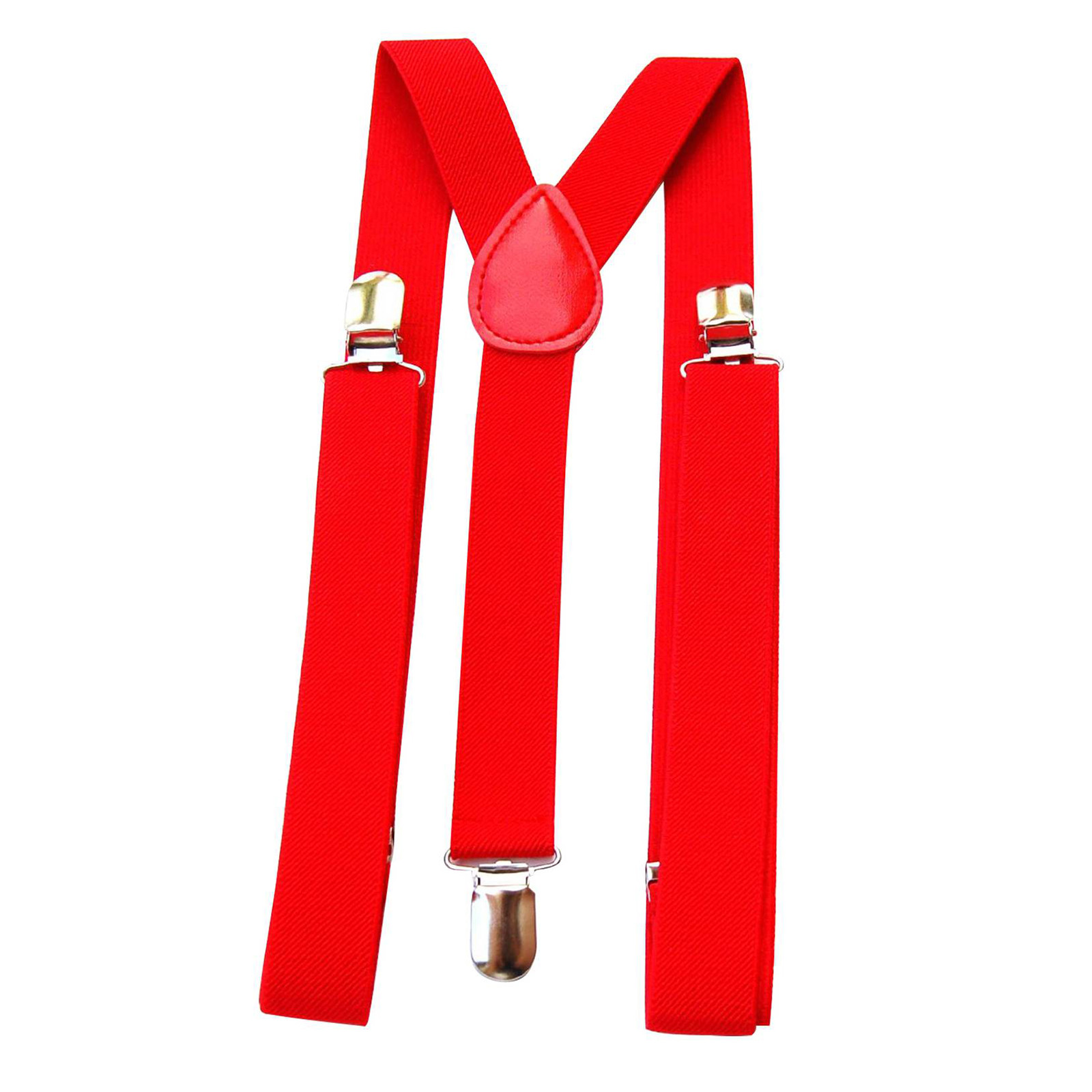 Men'S Formal Wear With Suspenders - Tirantes Rojos Ajustables para Hombre, Conjunto