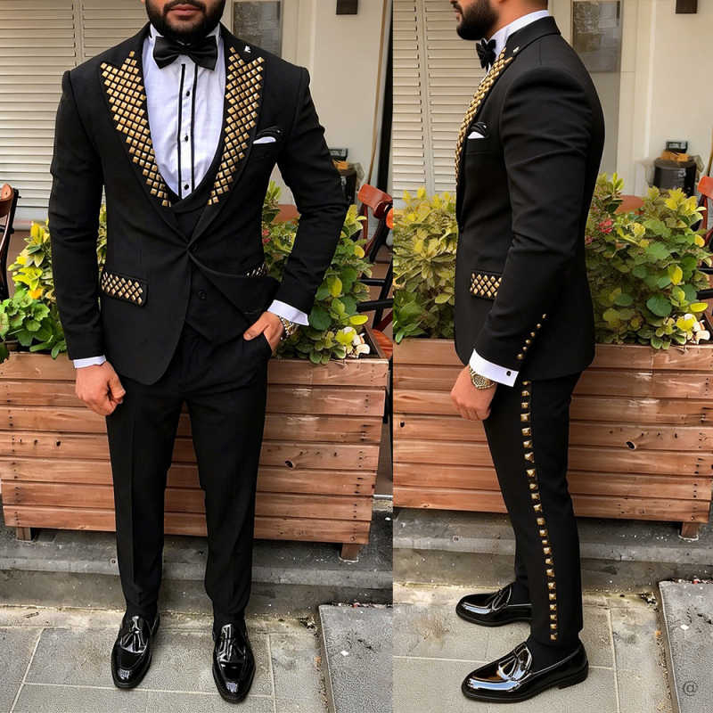 Men Formal Wear Modern - Traje de esmoquin moderno para hombre