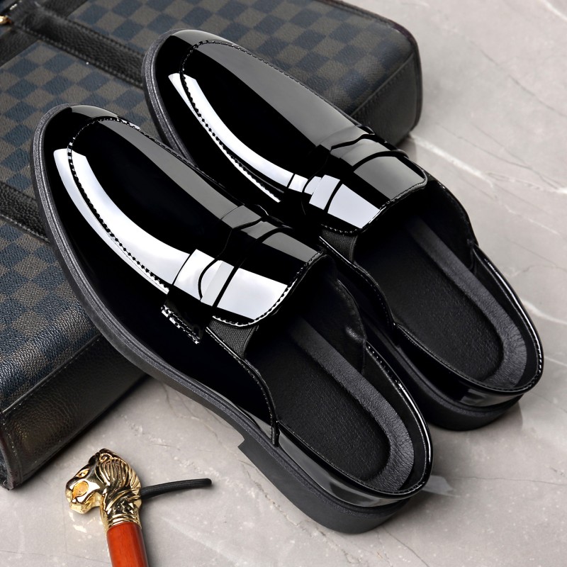 Mules de cuero negro con borla - Formal Men Daily Wear Footwear reseña y precio