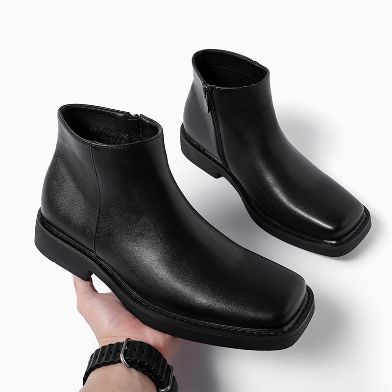 Zapatos de cuero informales ne - Men Formal Wear With Boots reseña y precio