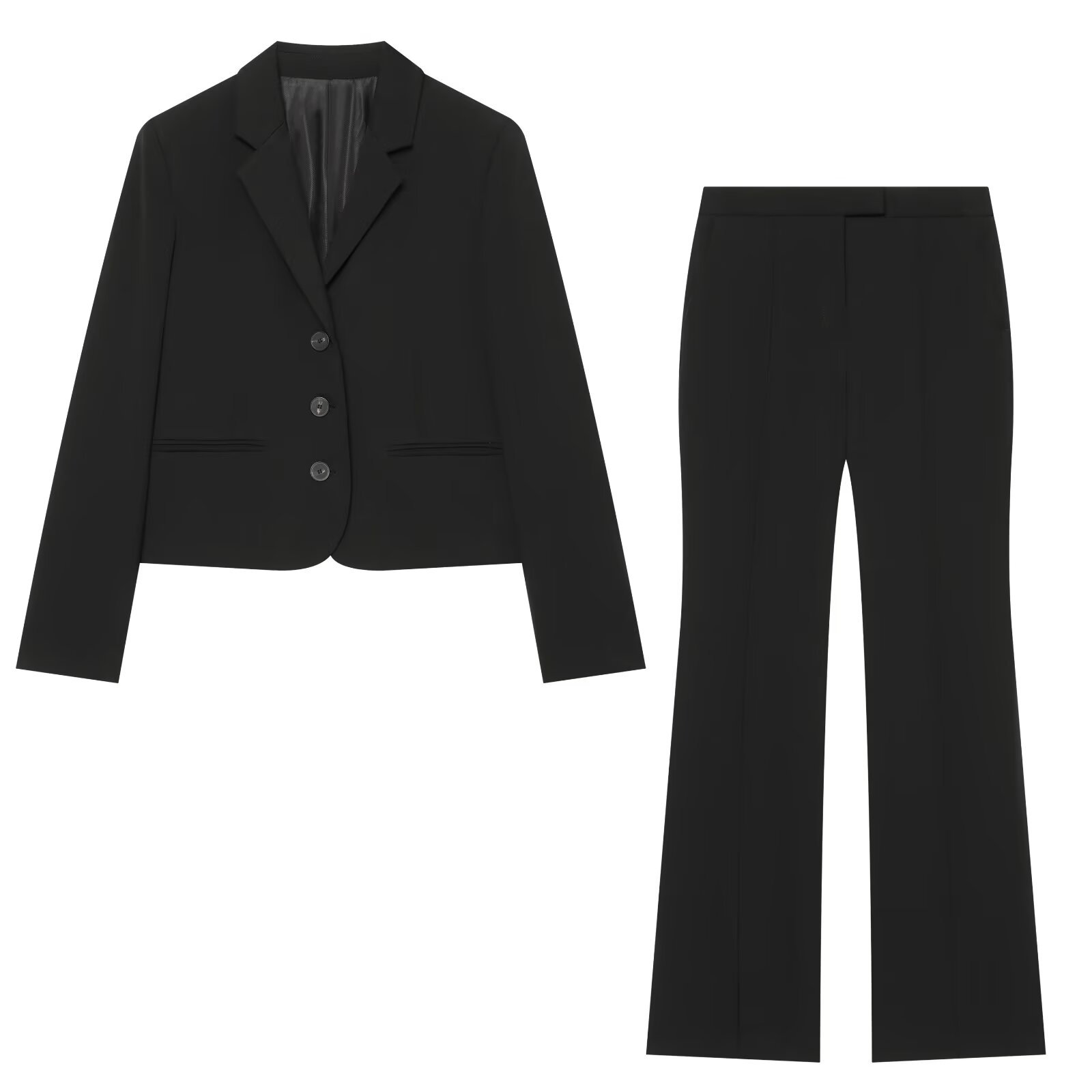 Traje Formal Negro de 2 Piezas - Men Formal Wear All Black reseña y precio