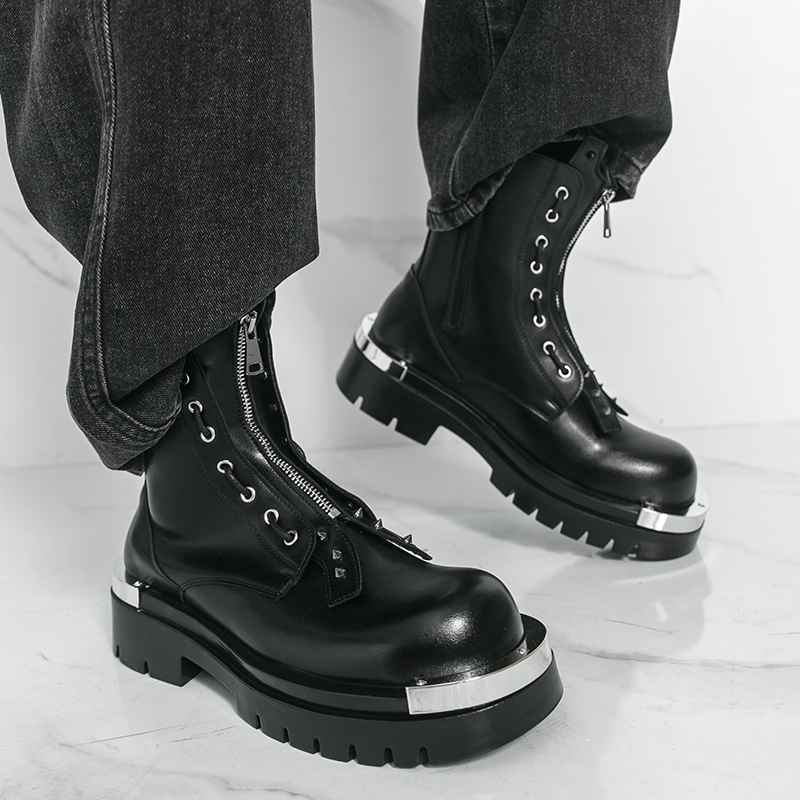 Botas de suela gruesa para hom - Men Formal Wear With Boots reseña y precio